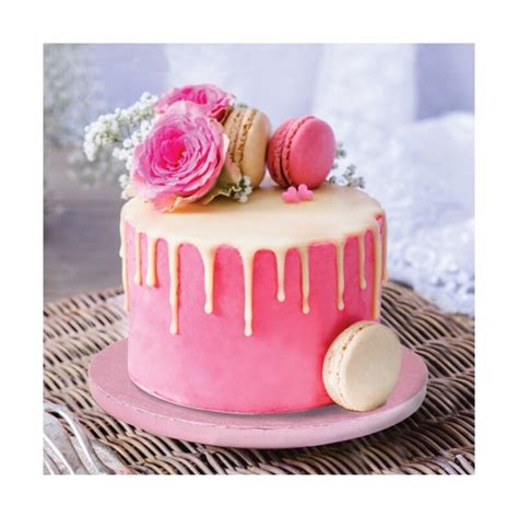 Cake Drum Rond Rose Ø 30 cm Patisdécor Cerf Dellier