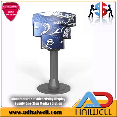 CubeVisionLED A 360 Degree Rotating LED Display Adhaiwell