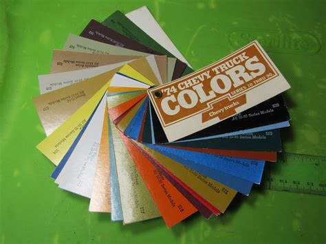 Paint Color Chart Paint Colors Chevrolet Trucks Road Trip Book 78864 Hot Sex Picture