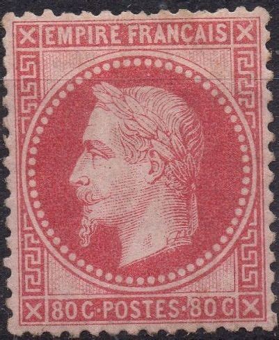 FRANCE 1867 Napoléon III Lauré Empire Français 80c rose Catawiki