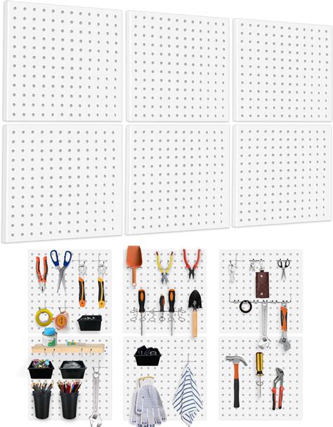 Amazon Dobures 4PCS Pegboard Metal PegBoard Pegboard Wall