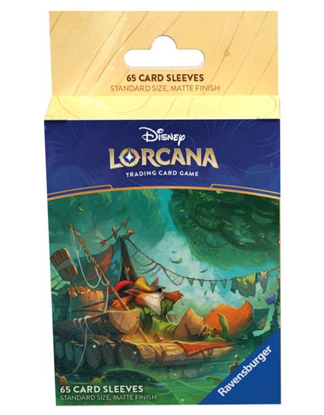 Lorcana Disney Lorcana Tcg Into The Inklands Card Sleeves Robin Hood