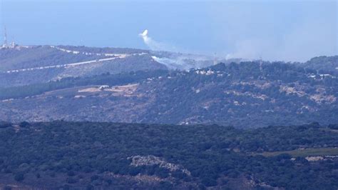 Missile Escalation32 Missiles Launched From Southern Lebanon At