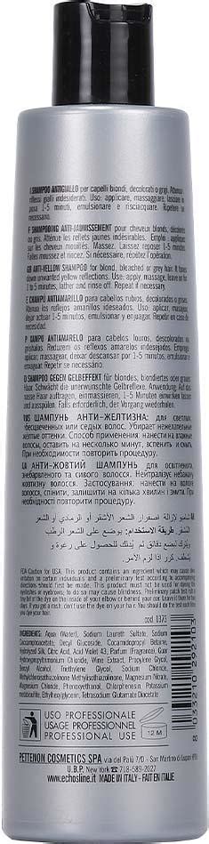 Echosline Care S6 Anti Yellow Shampoo 350 Ml