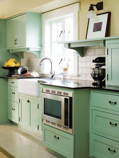 Seafoam Green And A Craftsman Galley Kitchen Update Outdoor Kitchen