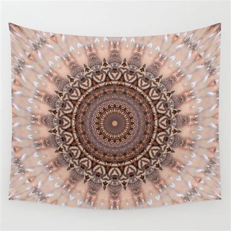 Mandala Romantic Pink Wall Tapestry By Christine Baessler Society6