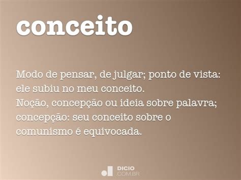 Conceito Dicio Dicionário Online De Português