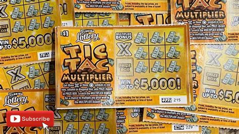 TIC TAC MULTIPLIER Florida Scratch Offs YouTube