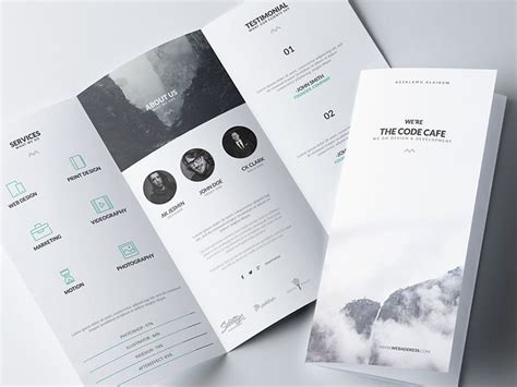 Minimal Brochure Template For Corporate Branding