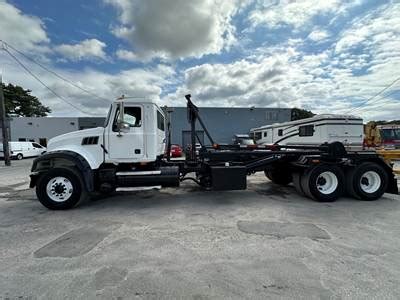 Mack Granite Galbreath Roll Off Cable Hoists Truck For Sale