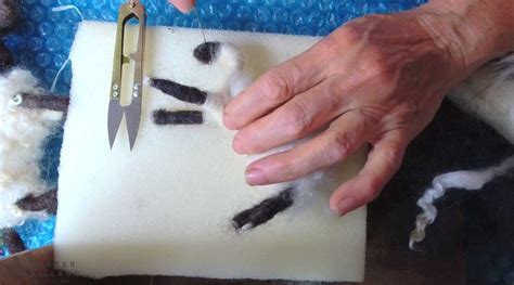 Needle Felted Sheep Workshop Hybrid Sabbathday Lake Shaker Village