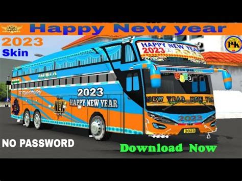 Happy New Year Full Hd Livery Nakula Shd Sadewa Shd Bussid Bus