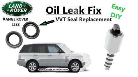 Range Rover L322 Oil Leak Fix VVT Seal Replacement Easy DIY YouTube