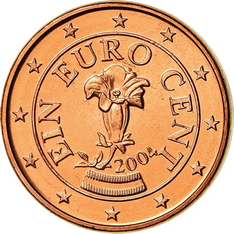 One Euro Cent 2004 Coin From Austria Online Coin Club