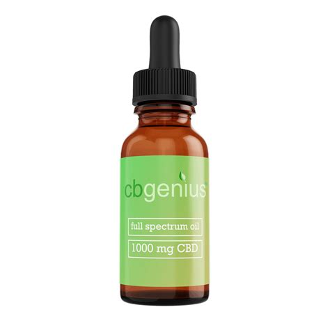 Full Spectrum Cbd Plus Oil Elixir 1000mg Cbgenius