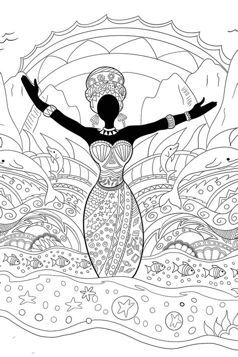 Pin On Black Women Coloring Book