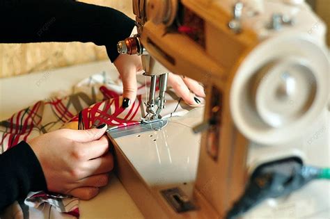 Sewing Machine Make Stitch Detail Photo Background And Picture For Free