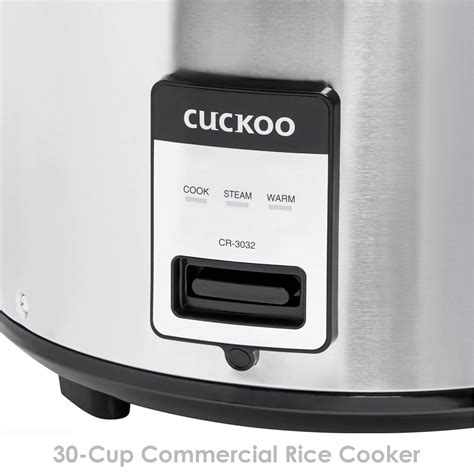 Cuckoo Cr 3032 Commercial Rice Cooker 30 Cups Commercial Rice Cooker Eagleg