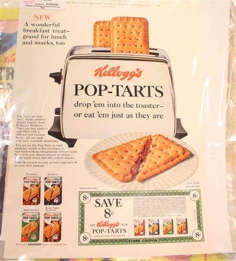 Kellogg S Retro Pop Tarts Advertisement Foil Envelopes Big Pops Retro