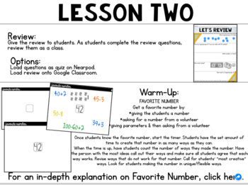 Multiplication Unit Multiplicative Thinking Lessons Conceptual