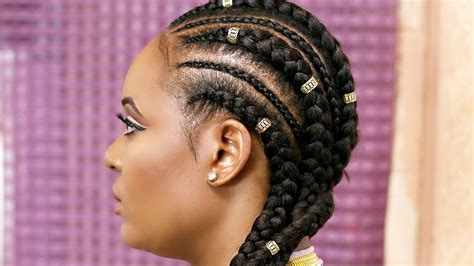 Cornrow Braids With Extensions