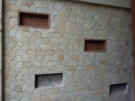 Boundary Wall Decorative Natural Stone Tiles at Rs 65/square feet ...