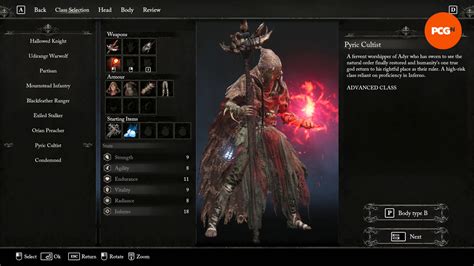 Lords Of The Fallen Classes The Best Starting Class