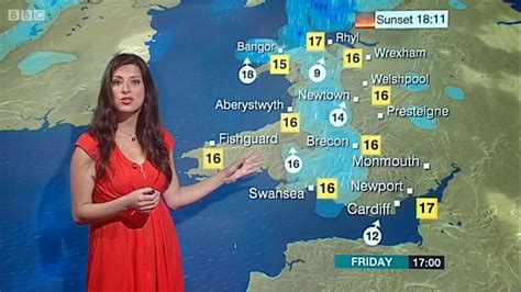 UK Regional News Caps: Behnaz Akhgar - BBC Wales Weather