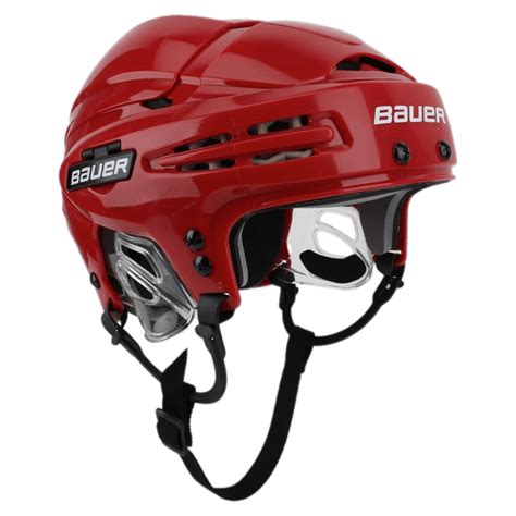 Red Bauer Hockey Helmet Transparent Png Stickpng