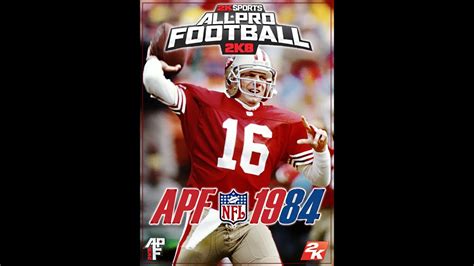 All Pro Football 2k8 Nfl 1984 Week 2 Kansas City Chiefs Vs Tampa