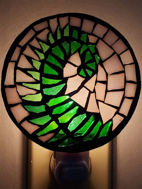 Custom Glass Mosaic Nightlight Etsy