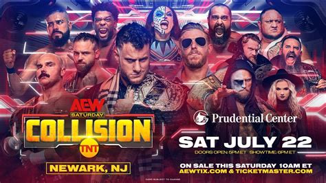 All Elite Wrestling Anuncia Parte De La Cartelera De AEW Collision Del