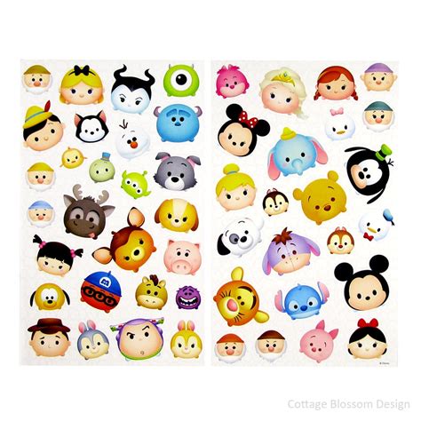 Disney Tsum Tsum Stickers Invitation Decoration Planner