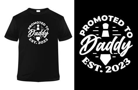 Promoted To Daddy Est2023 Graphic By Style Echo · Creative Fabrica