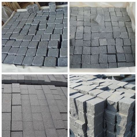 Cube Stone Landscaping Stones China Dark Grey Granite G Cubes