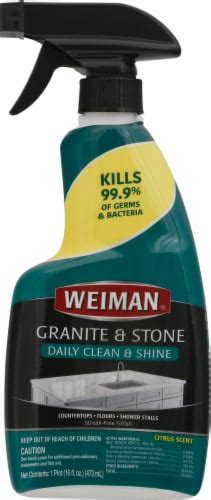 Weiman® Granite & Stone Daily Clean & Shine Citrus Scent Cleaner, 16 fl ...