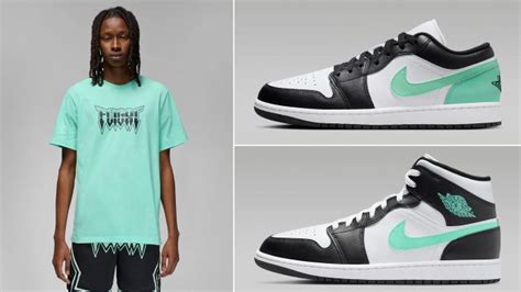 Air Jordan 1 Low Green Glow SneakerFits