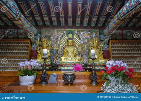 Buddhist Temple In Busan South Korea Editorial Stock Image Image Of