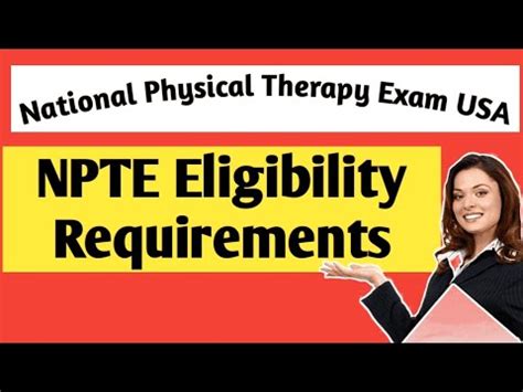 NPTE REQUIREMENTS Eligibility Criteria For NPTE YouTube