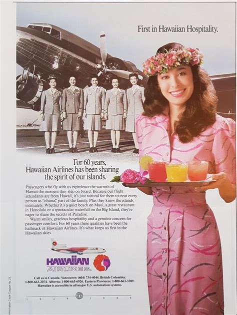 Vintage Hawaiian Airlines Ad