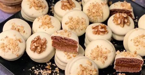 Alfajores De Nuez Y Dulce De Leche Bizcochos Para La Merienda