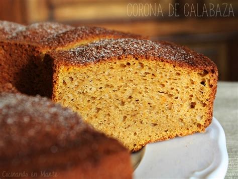 Cocinando En Marte Corona Bizcocho De Calabaza