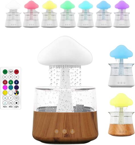 Newmelo Sleep Aid Aromatherapy Machine Humidifier Mushroom Rain