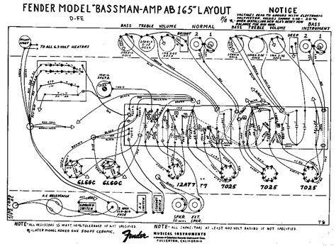 Bassman Schematic Bassman Schematic