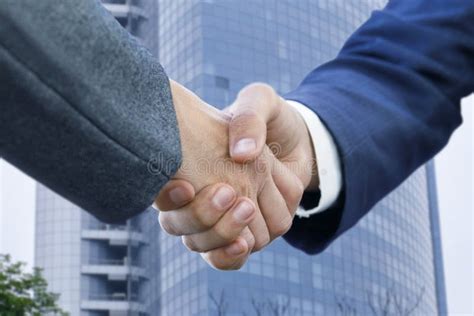 Handshake Of Businessmen Stock Photo Image Of Businessman 119821292