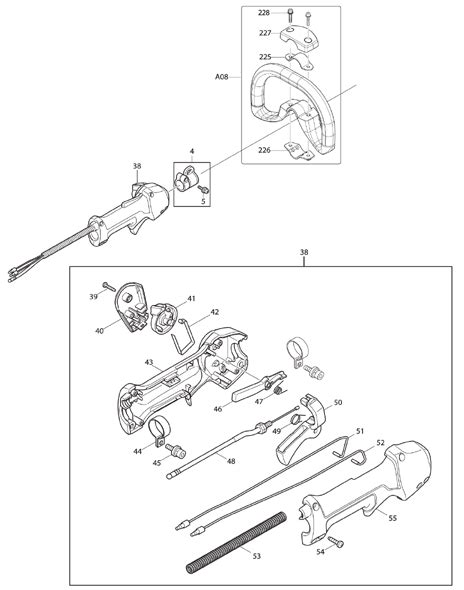 Makita Em Lhn Cc Mm Stroke Engine High Torque String Trimmer