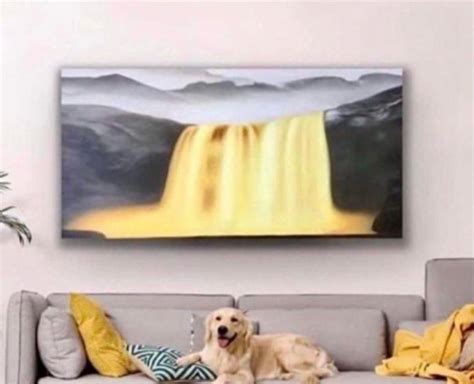 Customised Oil Painting Handpainted Art Fengshui Waterfall Mountains