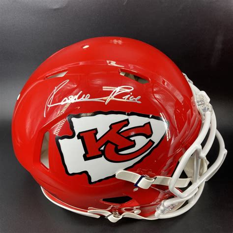 Nfl Chiefs Rashee Rice Signed Authentic Helmet The Official Auction