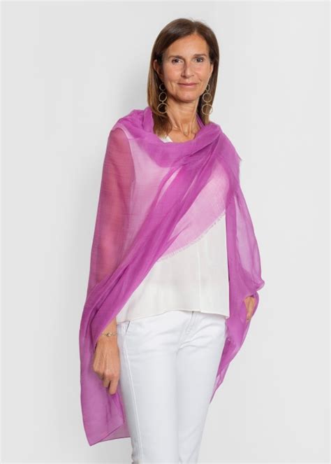 Cyclamen Ultralight Cashmere Stole Toosh Milano