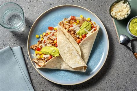 Tortillas Au Poulet Effiloch Recette Hellofresh